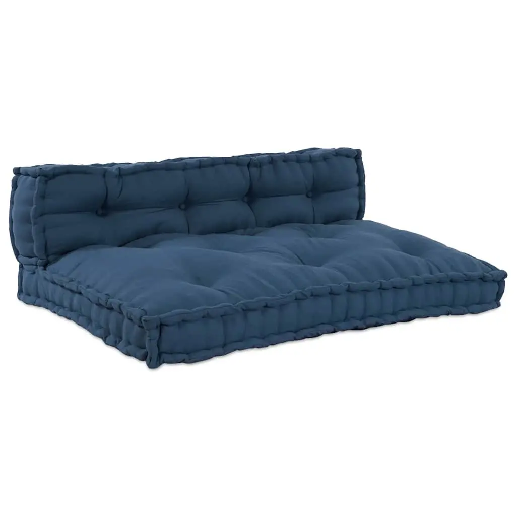 Pallet Sofa Cushion Set in Blue