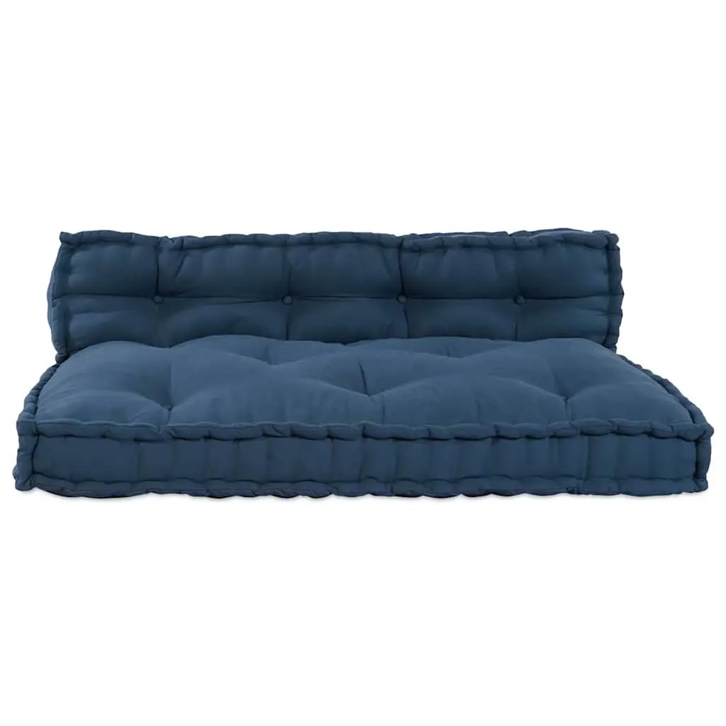 Pallet Sofa Cushion Set in Blue