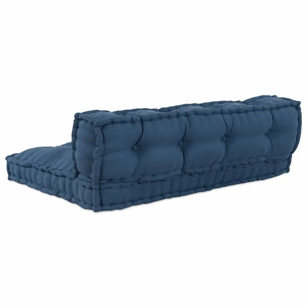 Pallet Sofa Cushion Set in Blue