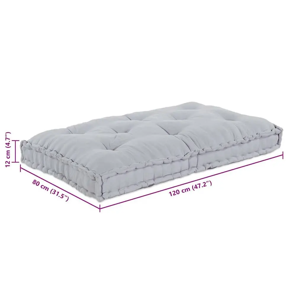Modular Pallet Sofa Cushion in Grey