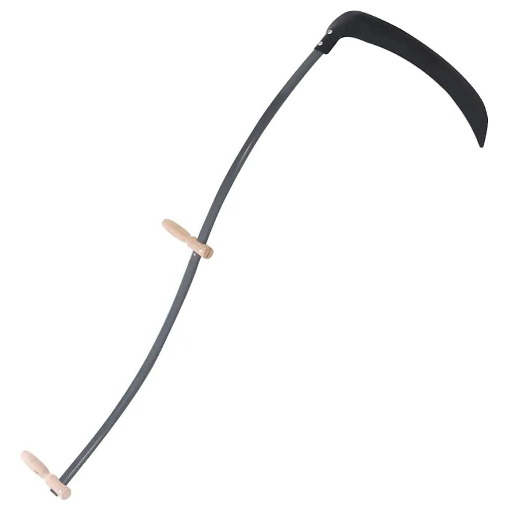 Scythe 145cm Grass Cutting Tool Garden Weeds Harvesting Blade Grinding Stone
