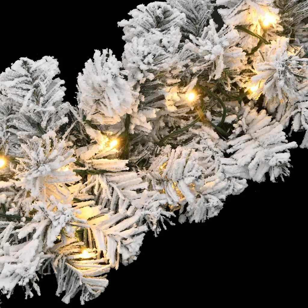 Green Christmas Garland LED Lights 5m