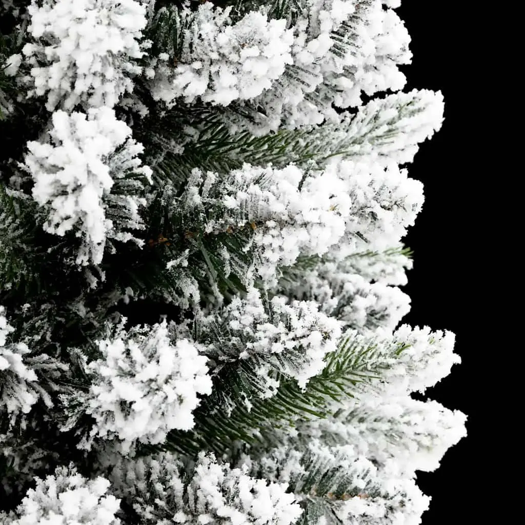 Slim Christmas Tree 180cm with Snow Flocking