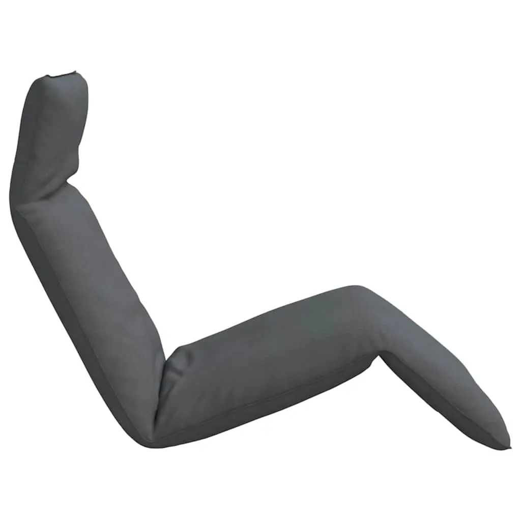 Folding Sun Lounger in Anthracite for Outdoor Relaxation