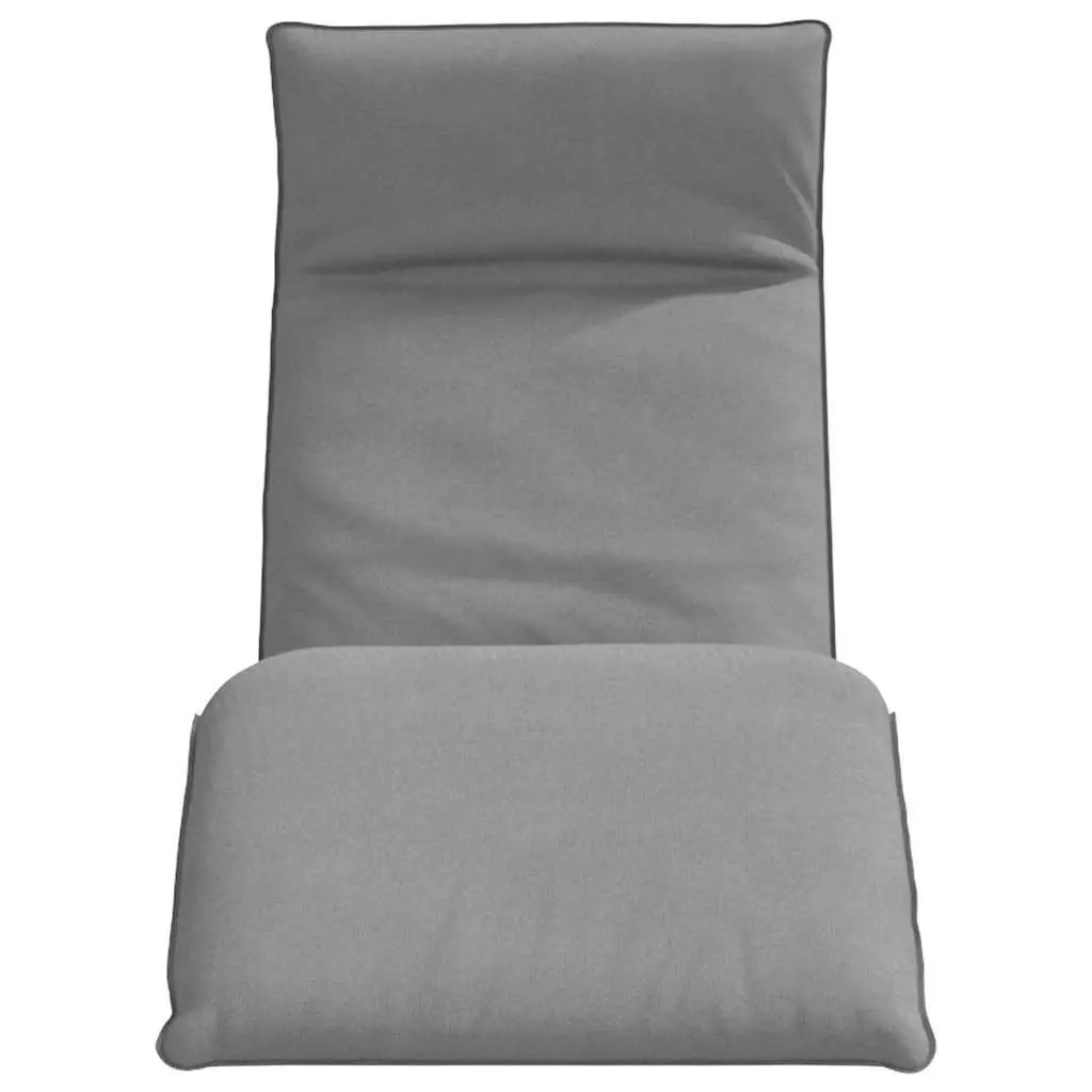 Grey Folding Sun Lounger with 5 Positions