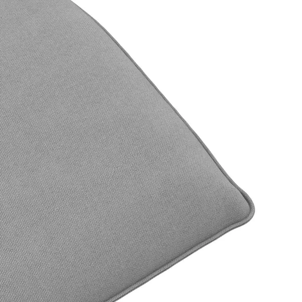 Grey Folding Sun Lounger with 5 Positions