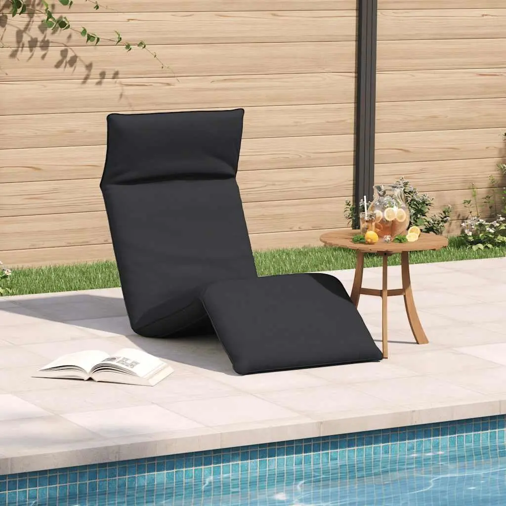 Folding Sun Lounger Recliner with 5 Positions