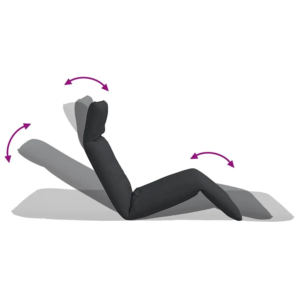 Folding Sun Lounger Recliner with 5 Positions