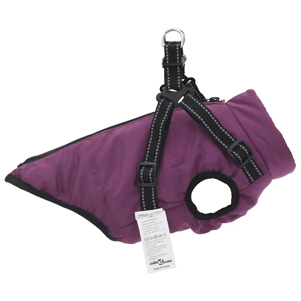 Dog Coat Waterproof XL Purple