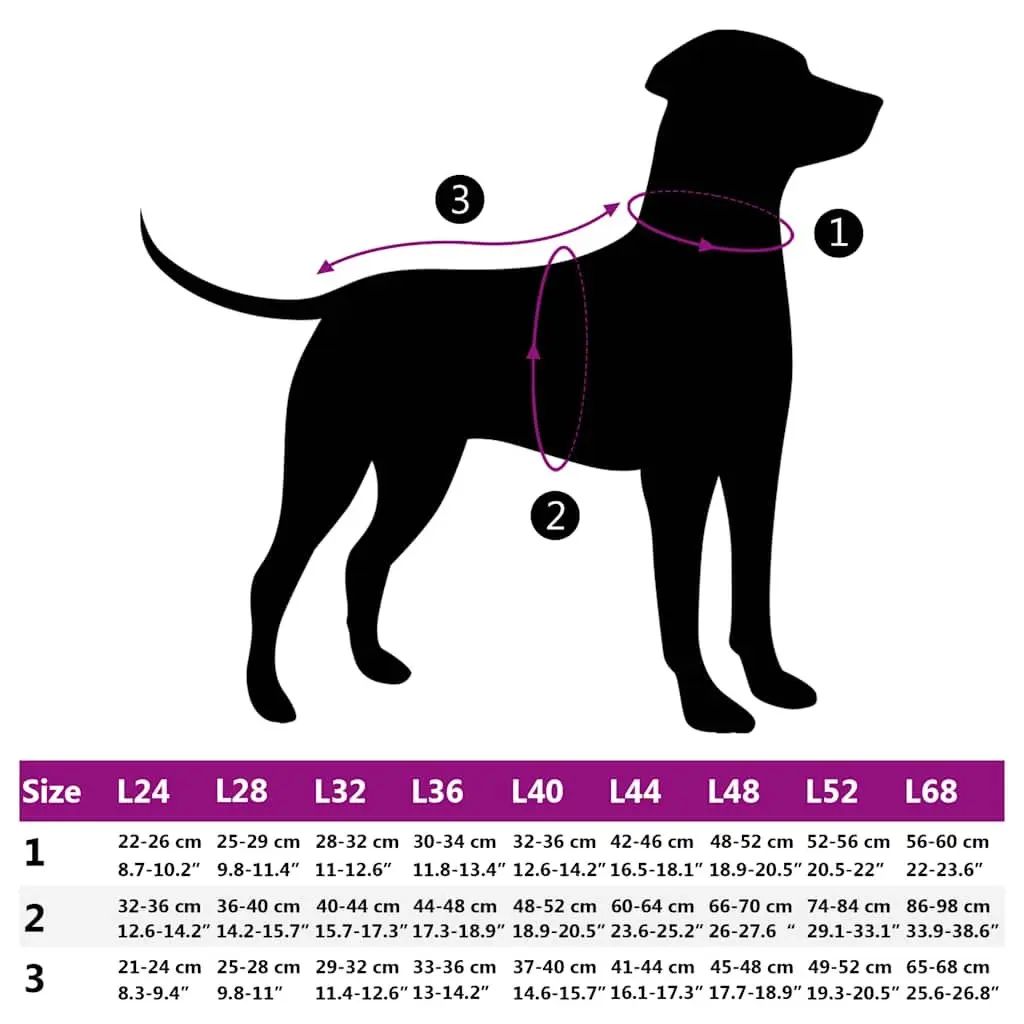 Dog Coat Waterproof Reflective Winter Jacket Fleece Lining Purple 3XL