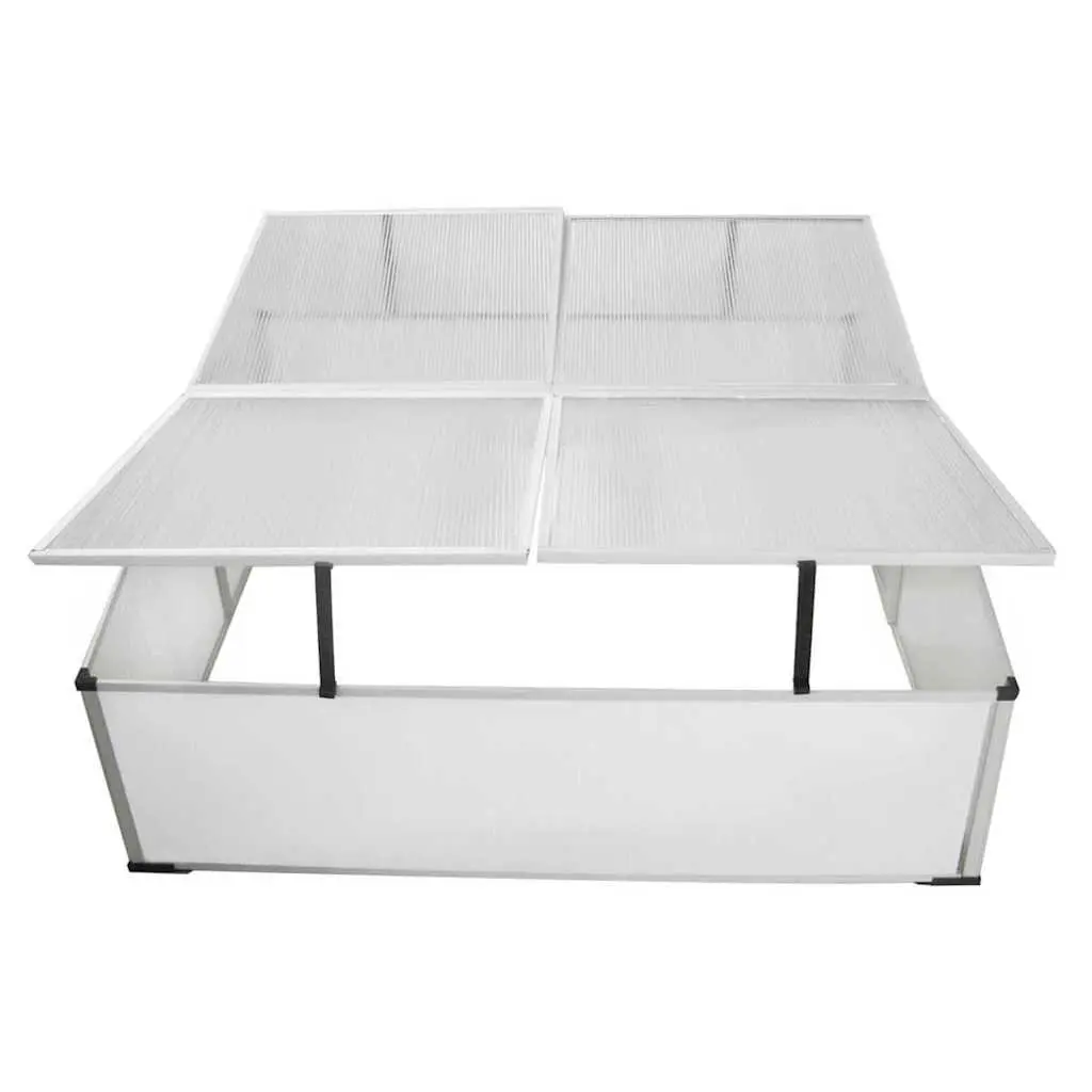 Cold Frame Greenhouse Polycarbonate 108x41x110cm Transparent