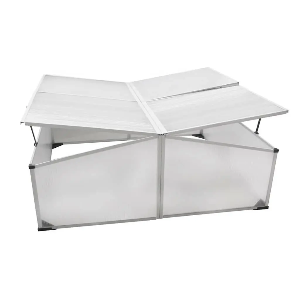 Cold Frame Greenhouse Polycarbonate 108x41x110cm Transparent