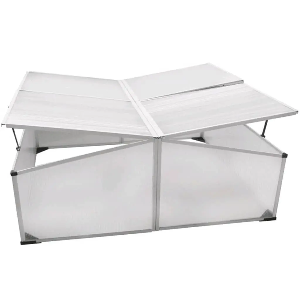 Cold Frame Greenhouse Polycarbonate 108x41x110cm Transparent