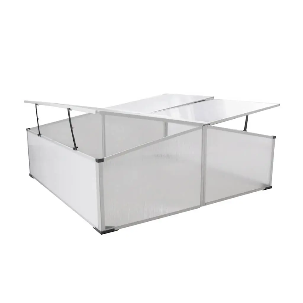 Cold Frame Greenhouse Polycarbonate 108x41x110cm Transparent