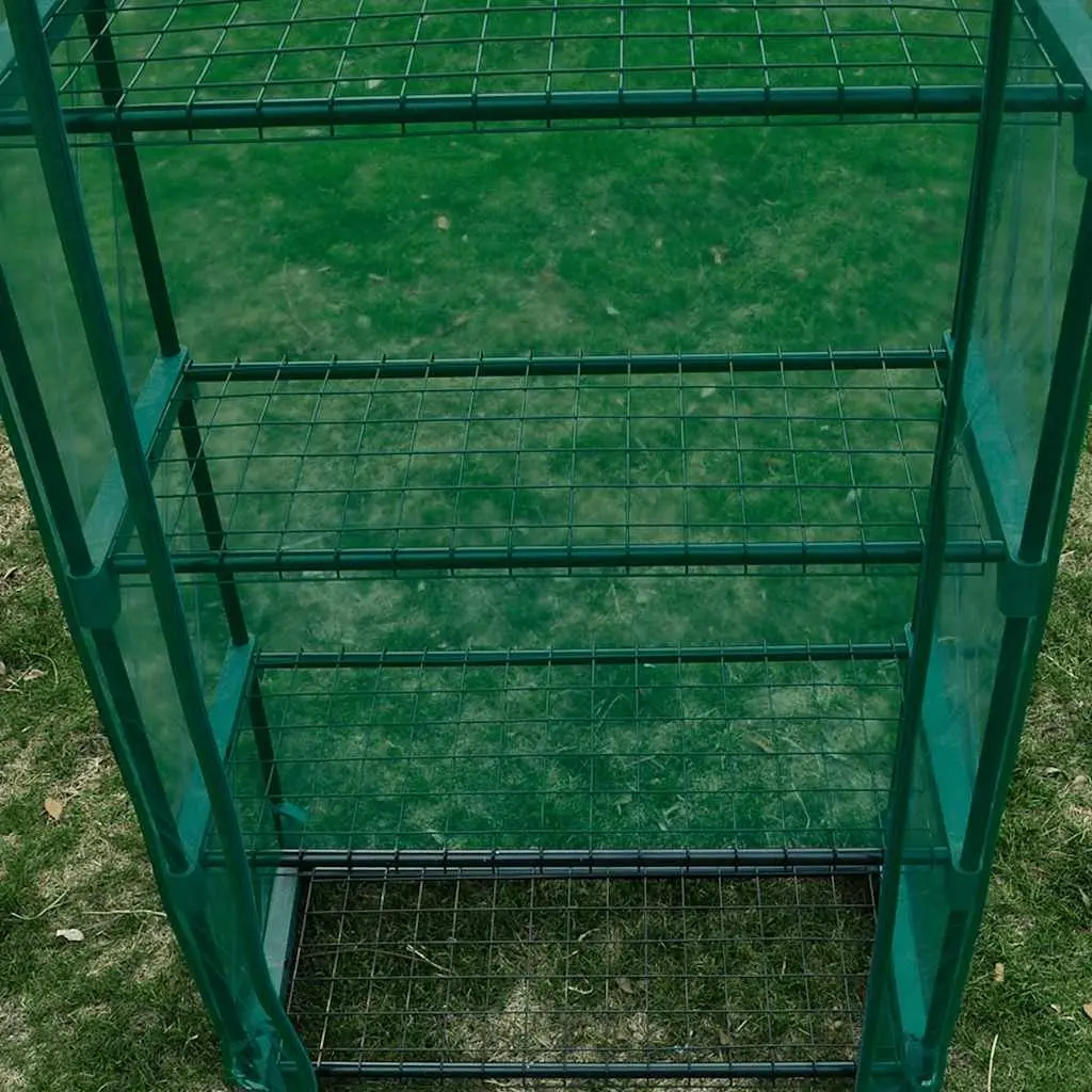 Greenhouse with 4 Shelves for Outdoor Plants