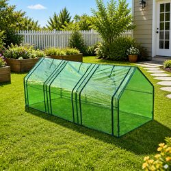 Durable Greenhouse with 3 Doors and UV Protection