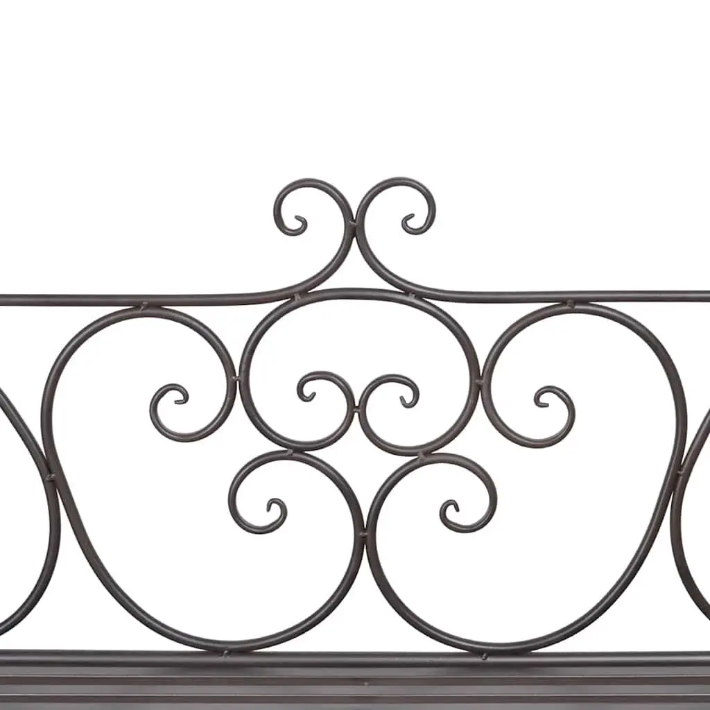 Metal Frame Garden Bench for Outdoor Spaces