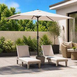 Rectangular Garden Parasol 200 x 300 cm with UV Protection
