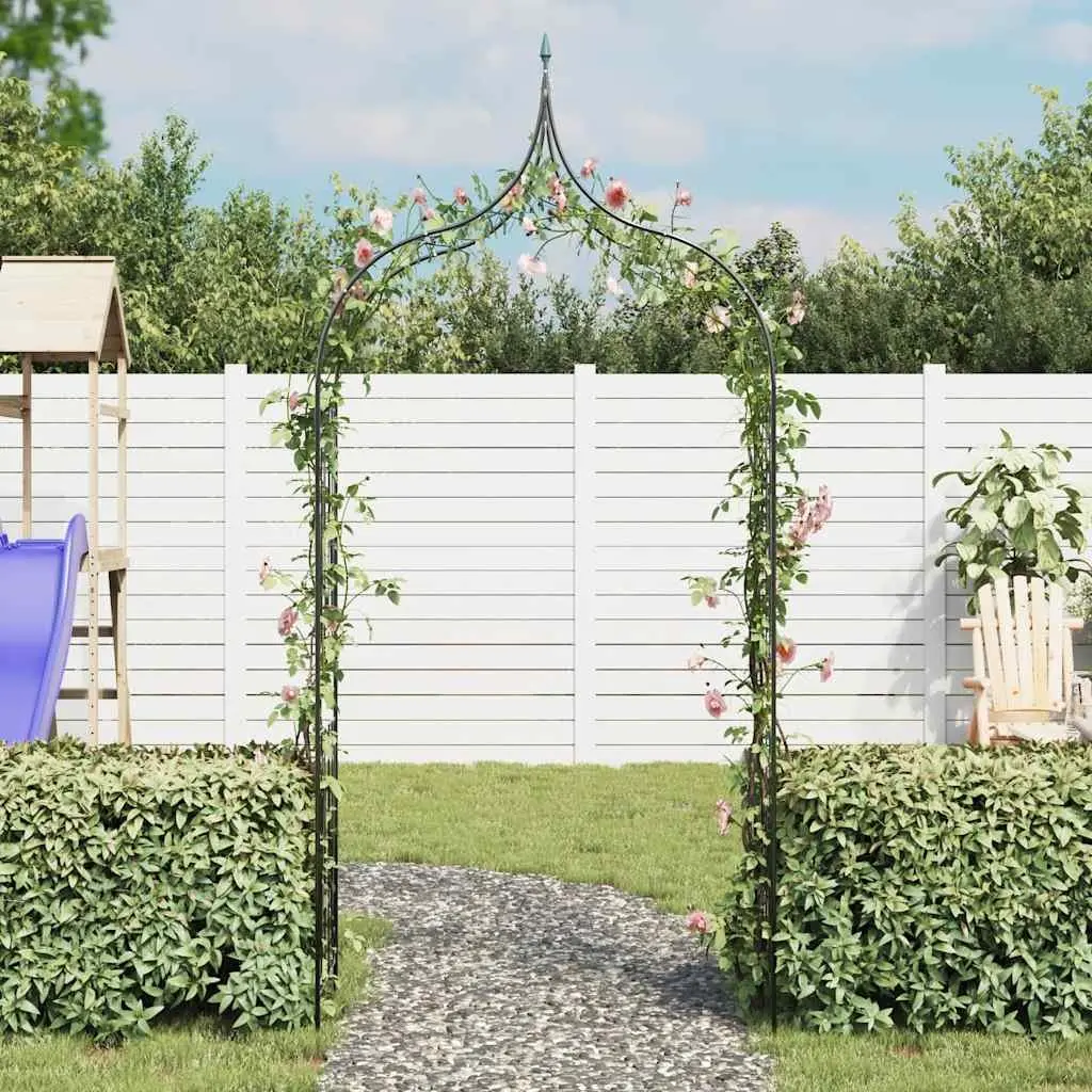 Dark Green Garden Arch for Climbing Plants