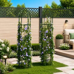 Durable Garden Arch Tower Set for Climbing Plants