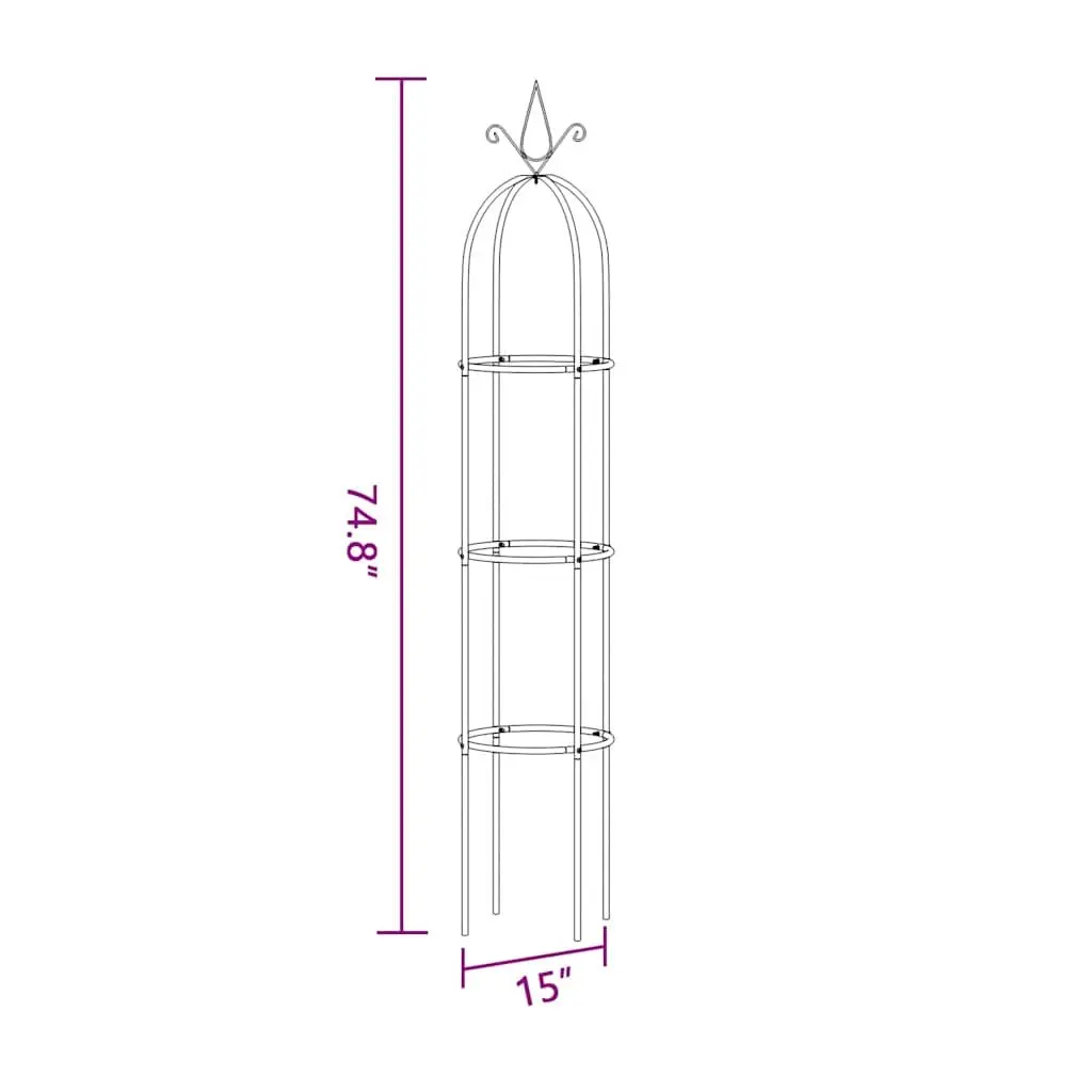 Garden Arch Tower Set for Climbing Plants