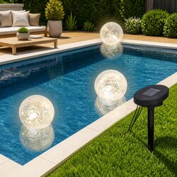 Durable Solar Floating Ball Light for Outdoor Spaces