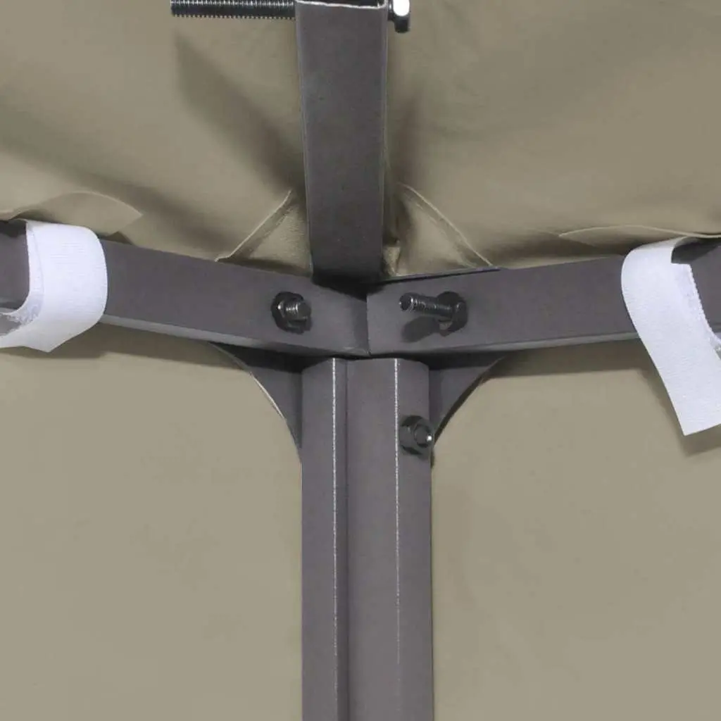 Gazebo Canopy Top Cover Replacement PVC-coated 3x3m Beige