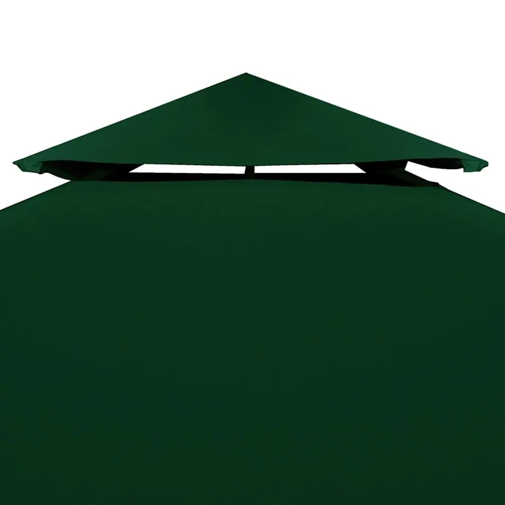 Water-proof Gazebo Canopy Cover Top 3x3m Replacement Outdoor Shade Shelter Green