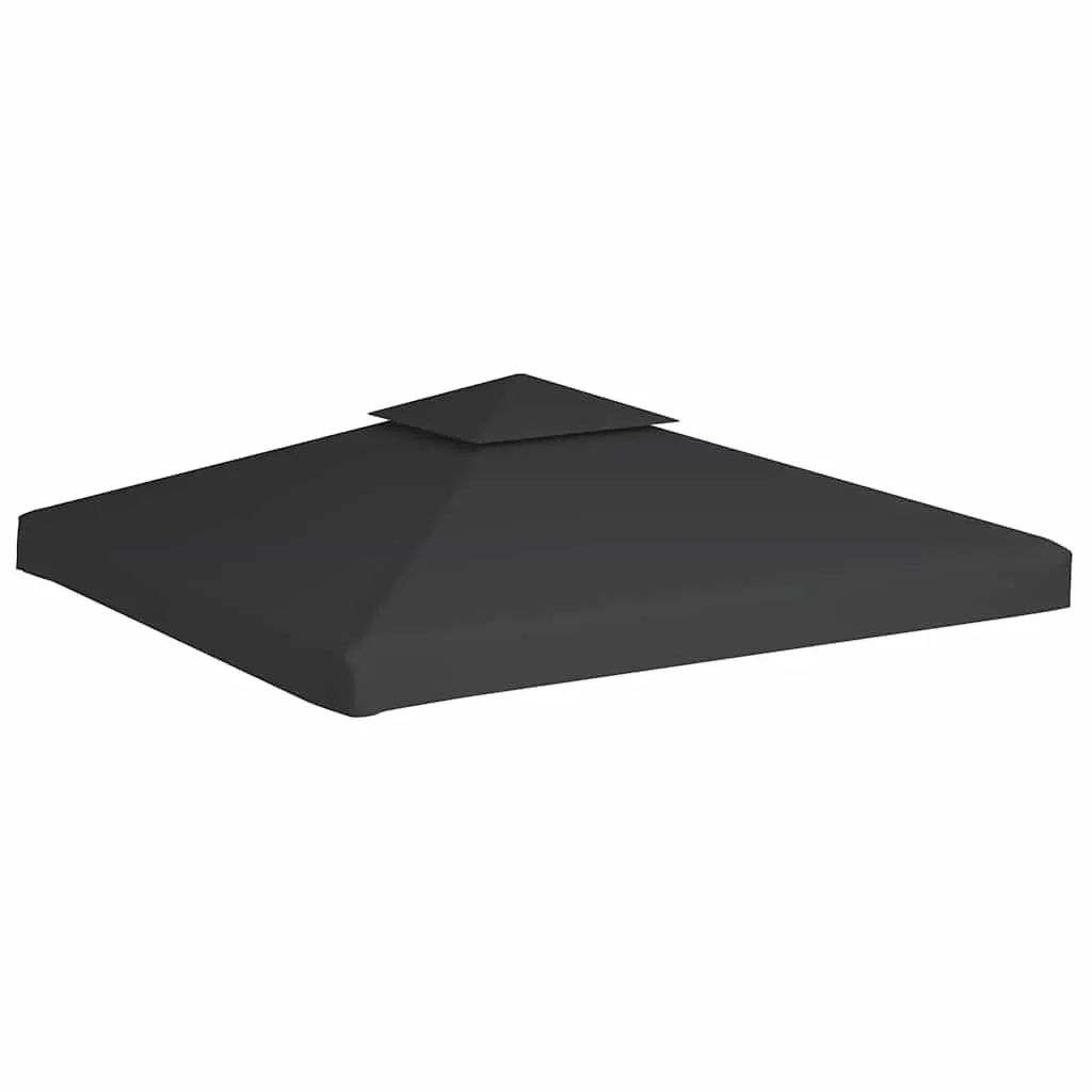 3x3m Dark Grey Waterproof Gazebo Cover Top