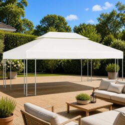 High-Quality Water-Resistant Gazebo Canopy Cover 3m x 4m