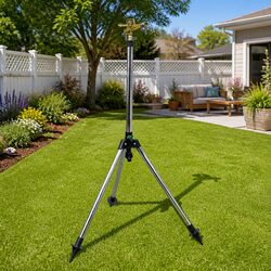 Heavy-Duty Impulse Sprinkler on Tripod Base for Gardens