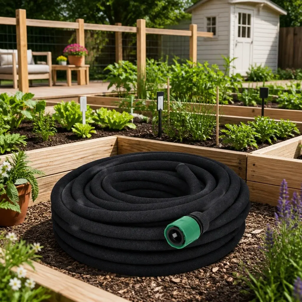 50m Garden Soaker Hose with 1/2" Connector