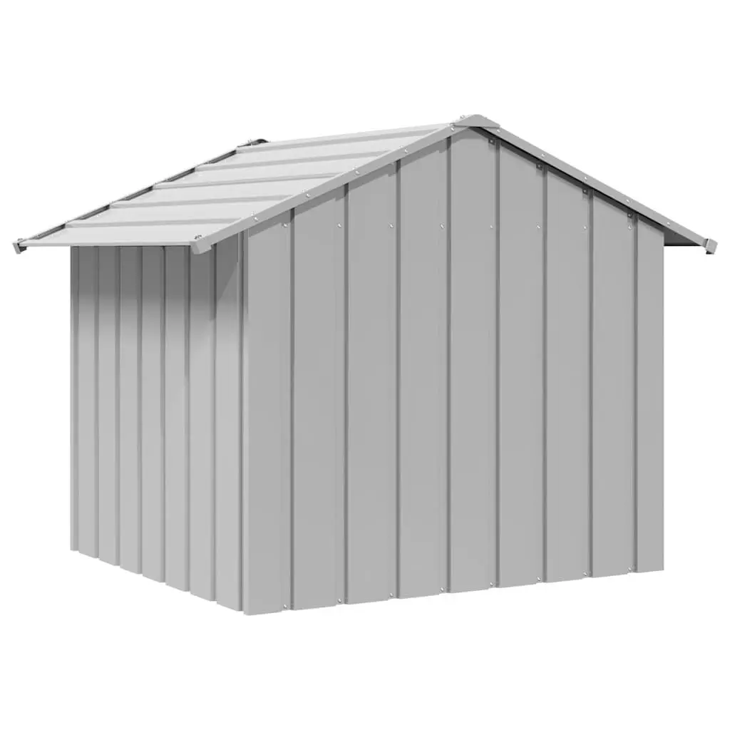 Galvanised Steel Dog House with Roof