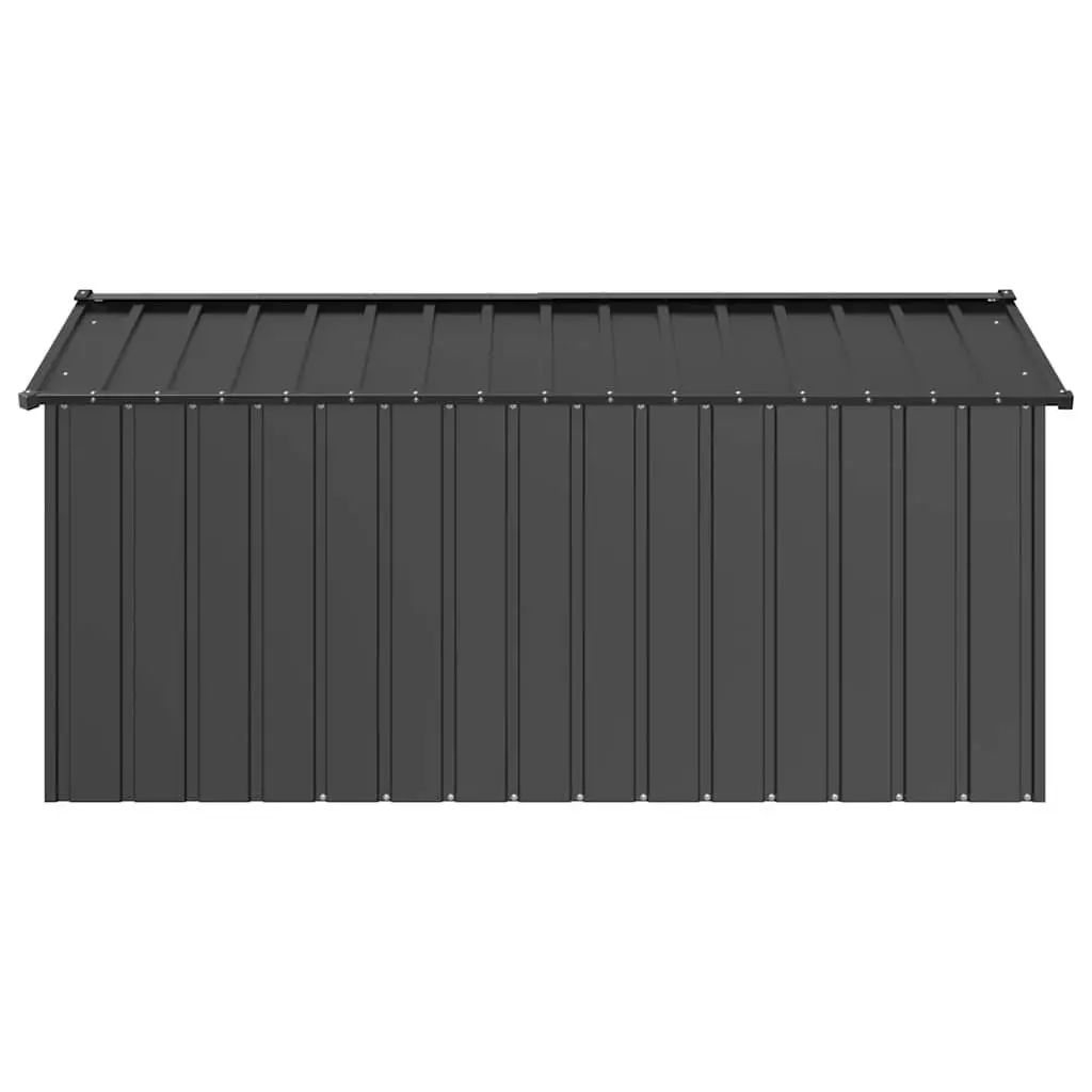 Heavy-Duty Galvanised Steel Dog House with Roof