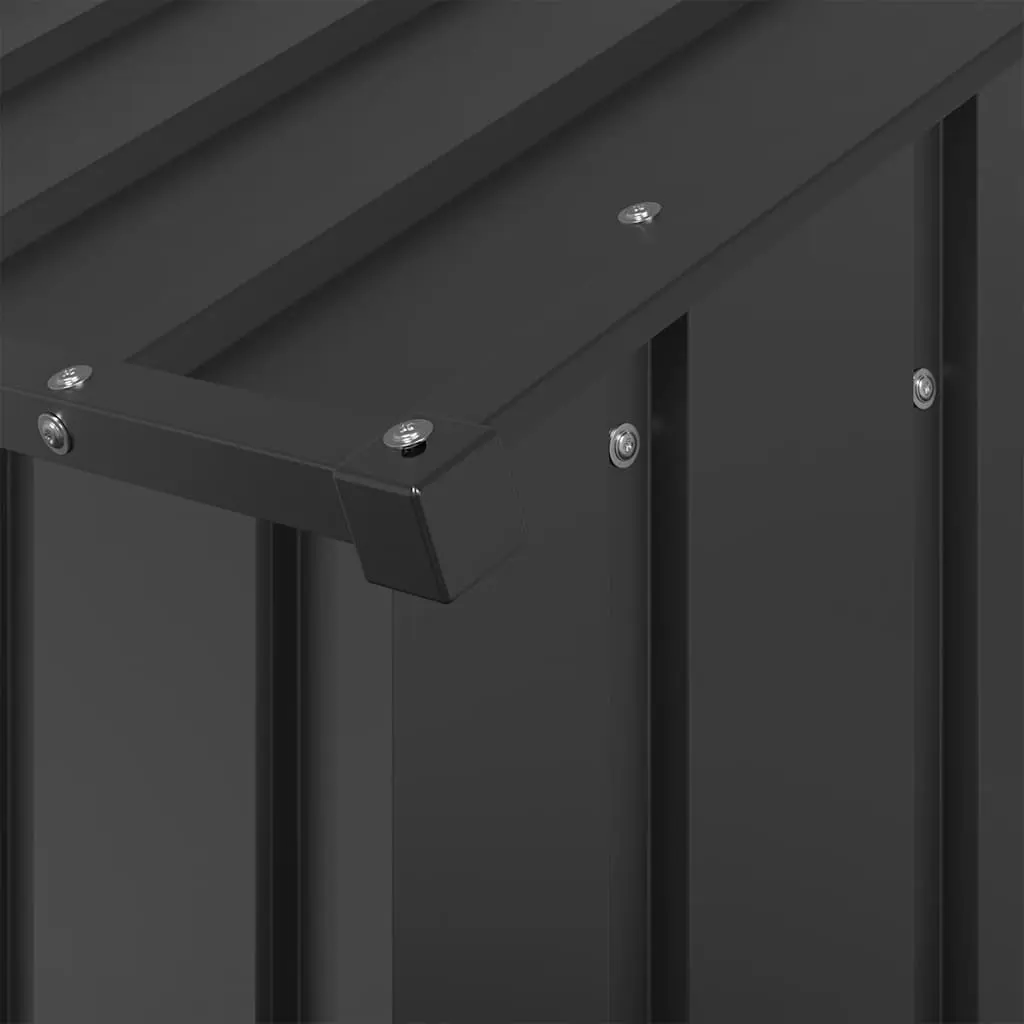 Heavy-Duty Galvanised Steel Dog House with Roof