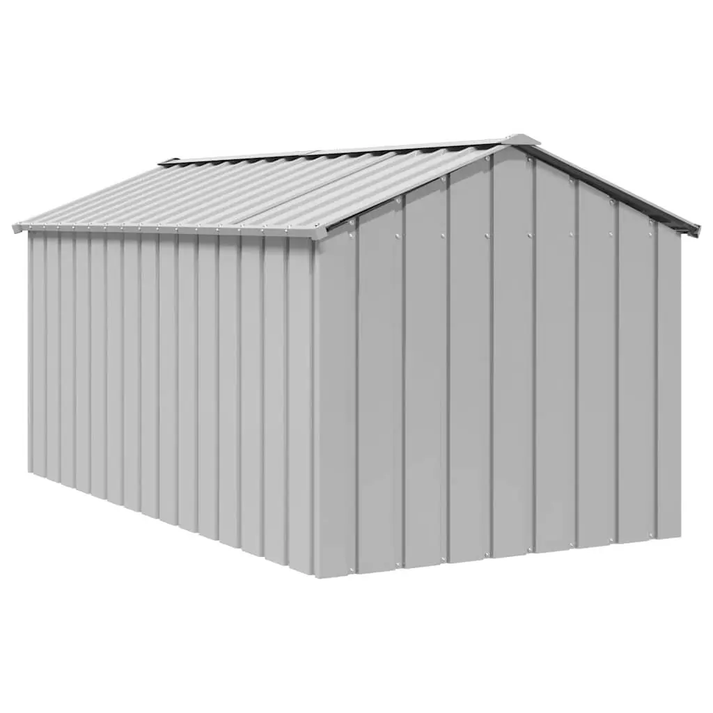 Dog House Galvanised Steel 114 x 202 x 101 cm Grey