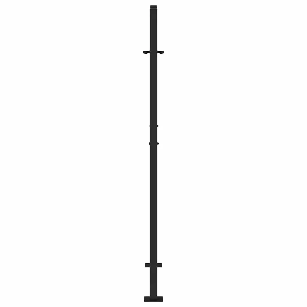 Garden Gate Steel Black Laser-Cut Design Lockable Fence Entry 100x150cm