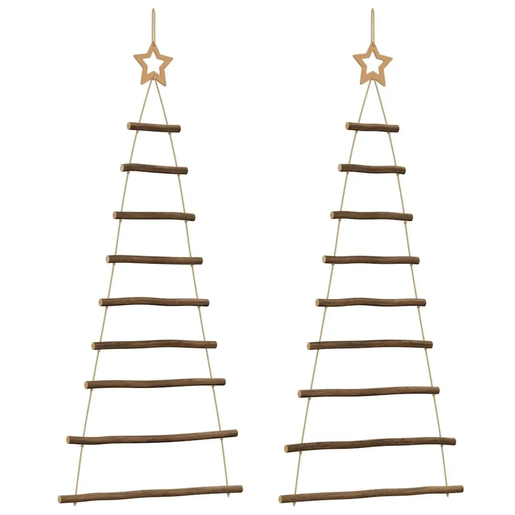 Wooden Hanging Christmas Trees for Festive Decor