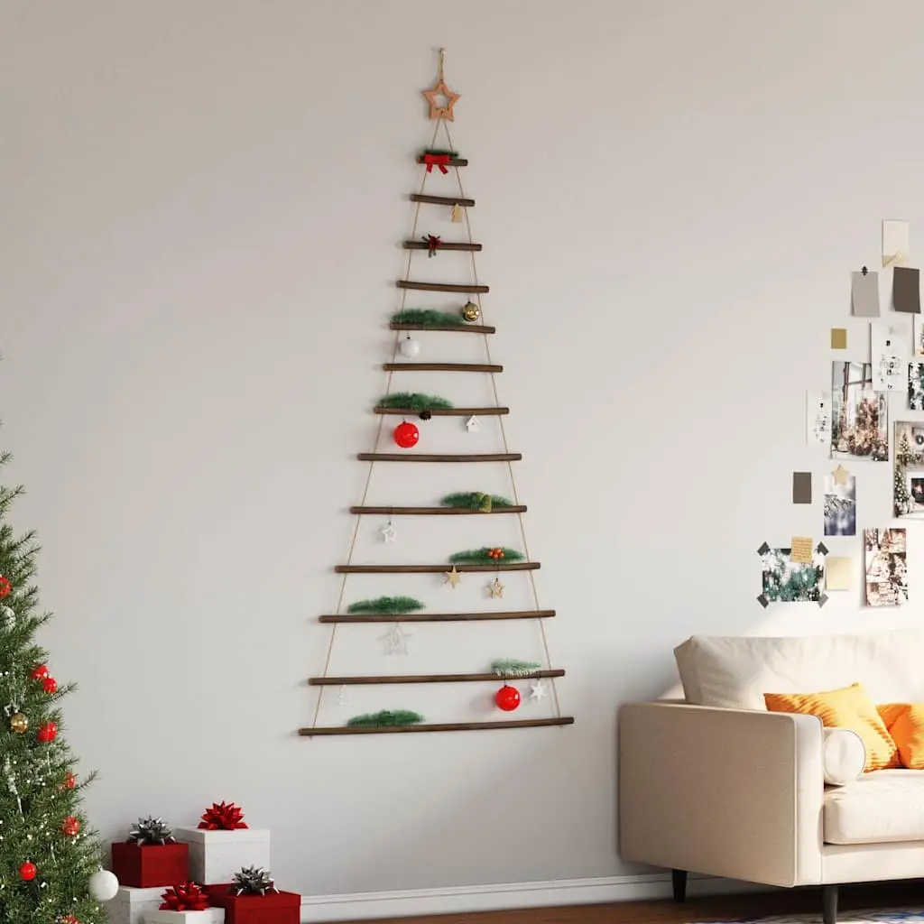 Hanging Decoration Natural Wood Branch 86x180cm Christmas Tree Wall Door