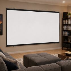 84 Inch Wall-Mounted Projection Screen 16:9 Matte White