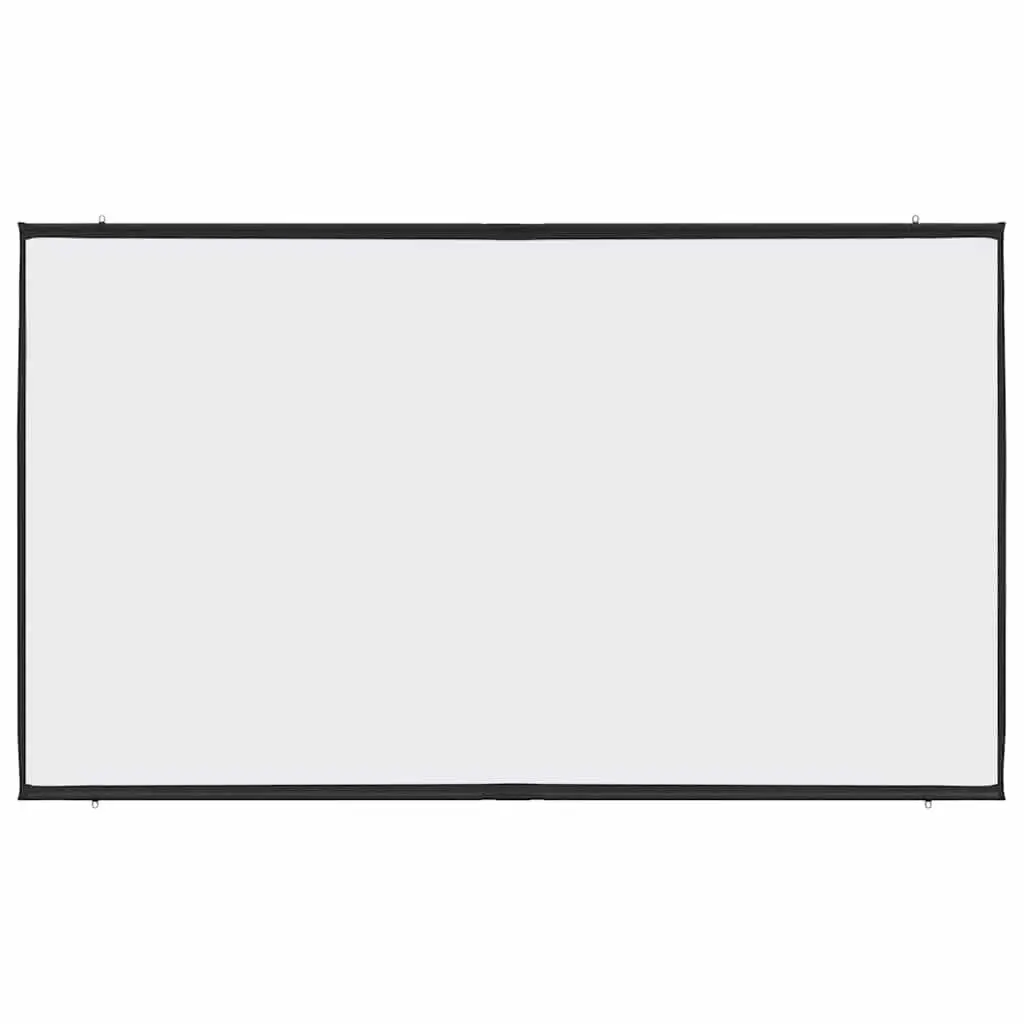 Projection Screen Polyester Fabric 108 Inch White Wall-Hanging