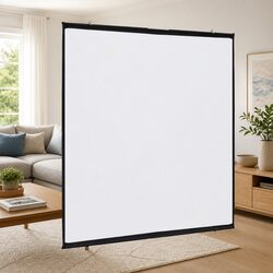 Premium 81 Inch Wall-Hanging Projection Screen 1:1 Ratio