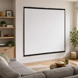 89 Inch Wall-Mounted Projection Screen for Versatile Use