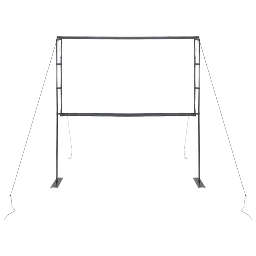 Projection Screen 100 Inch 16:9 Portable Matte with Double Stands Home Theater