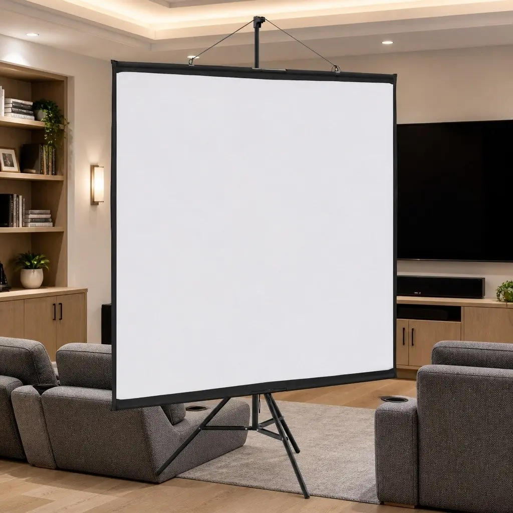 67 Inch Projection Screen with Tripod Stand for Home