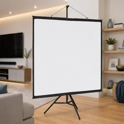 81 Inch Projection Screen with Tripod Stand for Presentations