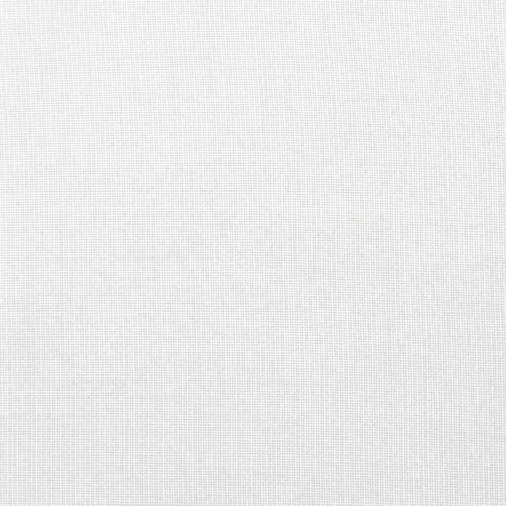 Voile Curtains with Grommets, 2 Pcs, White