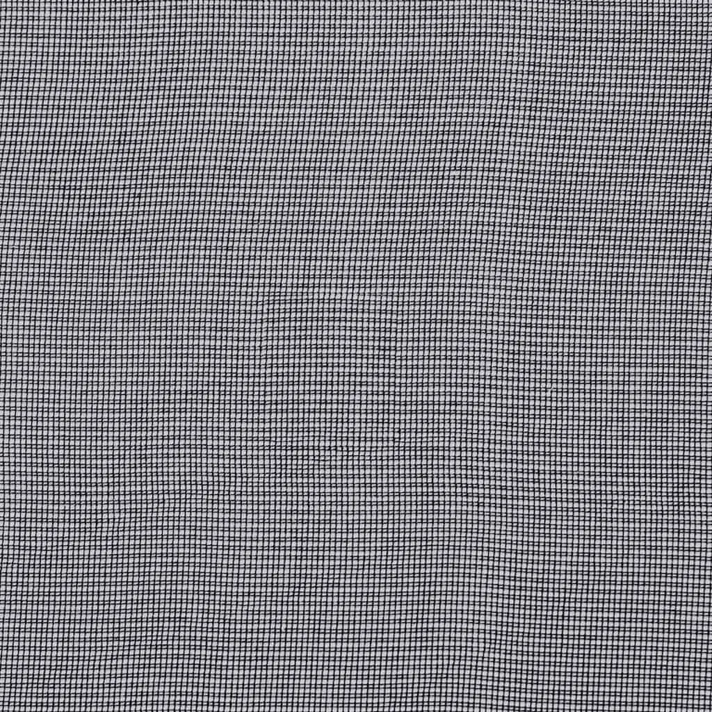 Voile Curtains 2 pcs Black Sheer Net Curtain Panels Rod Pocket Window Drapes