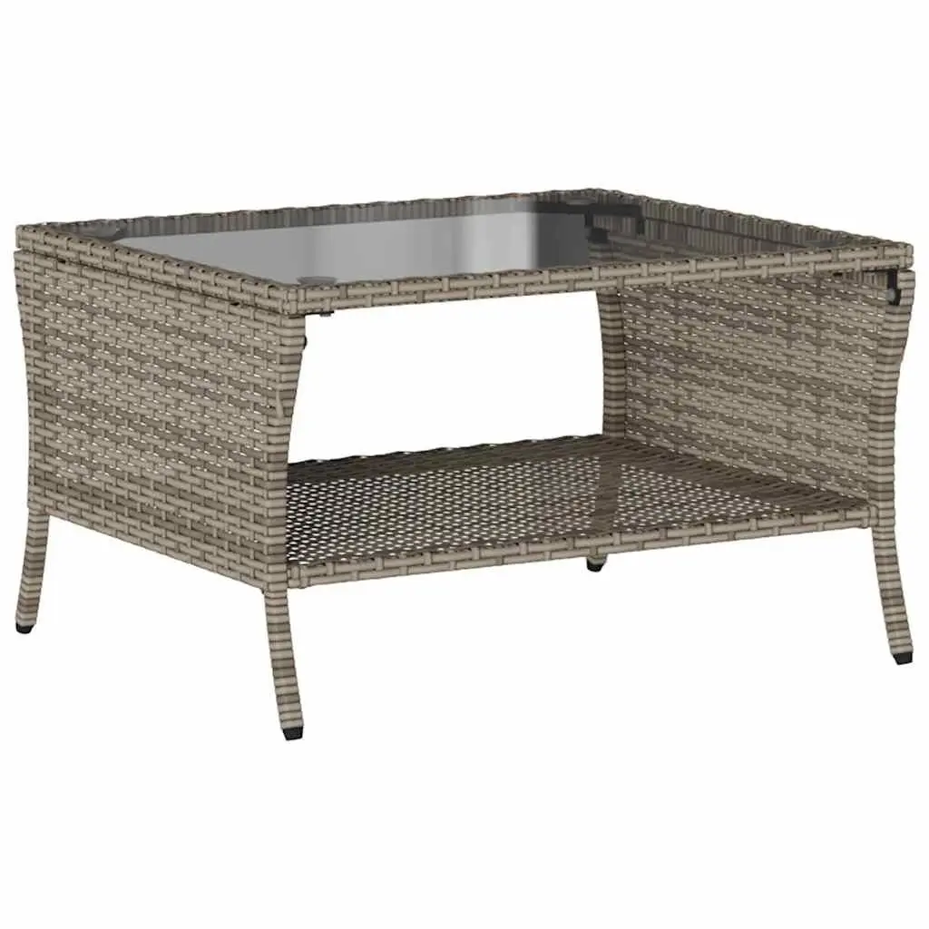 2-Seater Garden Sofa Set with Cushions and Table