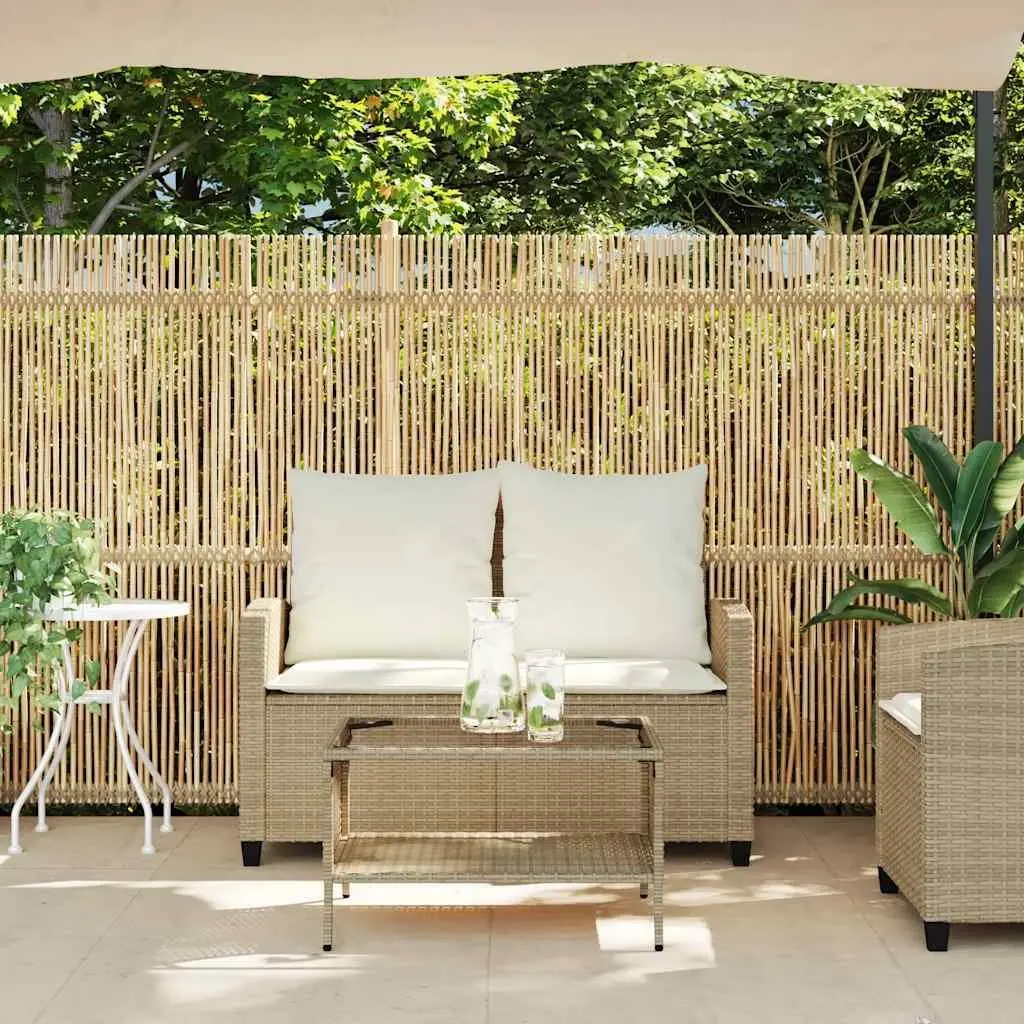 Outdoor Garden Sofa Set with Cushions and Table